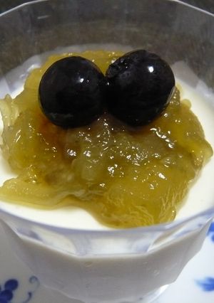 ナスジャムのあっさりレアチーズ！-レシピのメイン写真