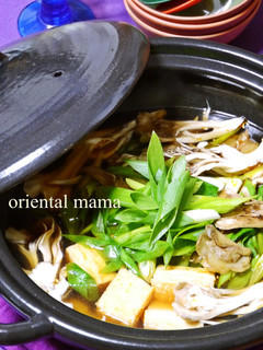 九条葱がおいしい!中華風厚揚げ舞茸煮-レシピのメイン写真