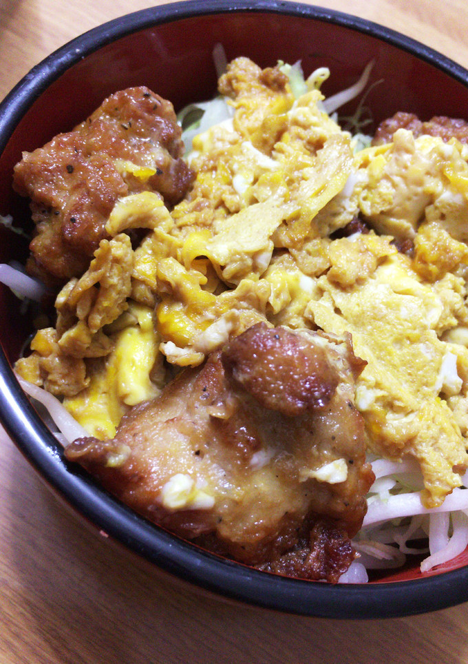 唐揚げ卵とじ丼-レシピのメイン写真