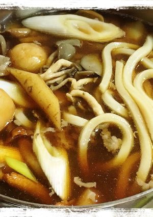 我が家の芋煮で煮込みうどん-レシピのメイン写真