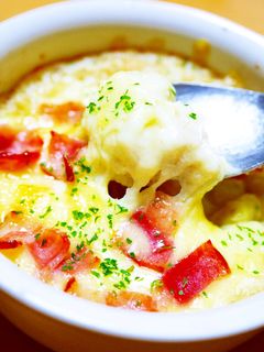 里芋の煮物をリメイク!マヨチーズグラタン-レシピのメイン写真