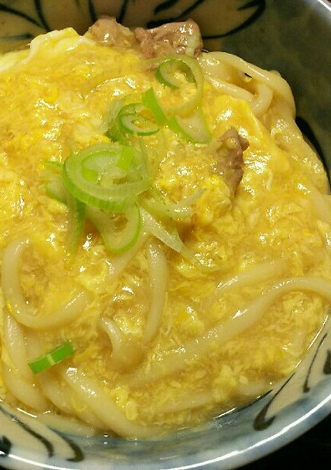 とろ～りあったか卵とじうどん♪-レシピのメイン写真