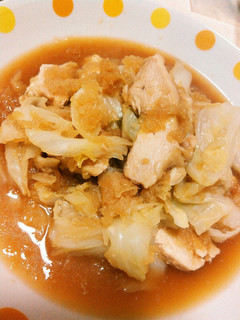鶏肉とキャベツのおろし煮-レシピのメイン写真