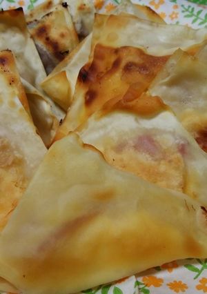 ワンタンの皮で☆カスタードパイ☆-レシピのメイン写真