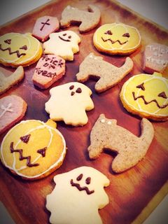 材料3つ★ハロウィンクッキー-レシピのメイン写真