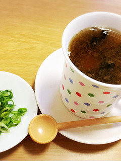 あごだしつゆでレンチンお手軽お吸い物-レシピのメイン写真