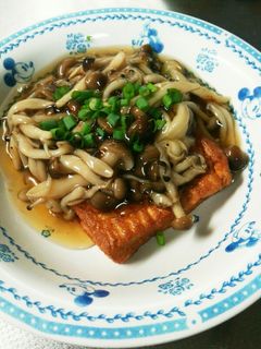 厚揚げきのこ餡掛け-レシピのメイン写真