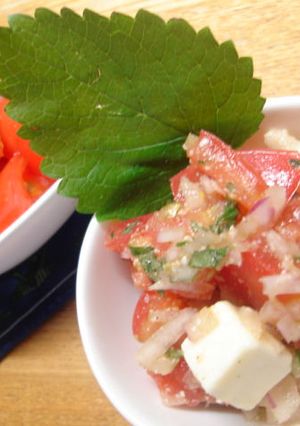 冷たくして食べてね！トマトとチーズ-レシピのメイン写真
