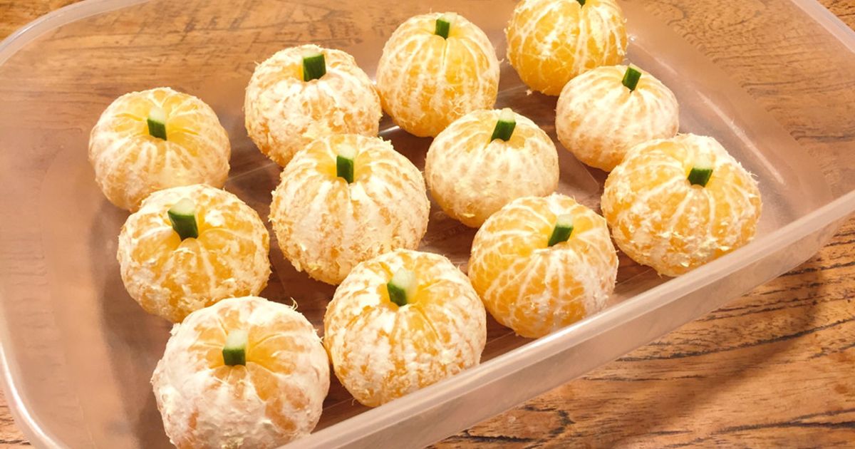 超絶簡単（笑）みかんのハロウィンカボチャ by Akirakong