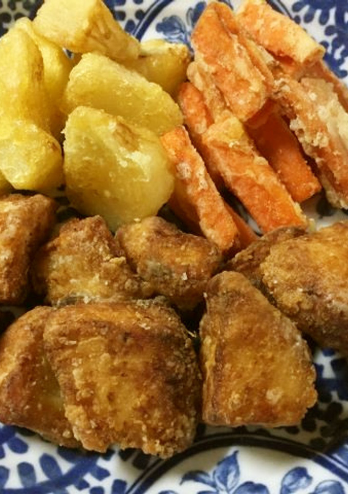 あごだしつゆで、ブリと野菜の竜田揚げ～♪-レシピのメイン写真