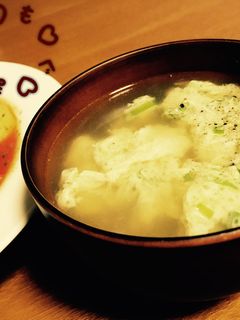 ふわふわ♡ネギ玉豆腐スープ-レシピのメイン写真