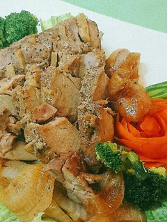 ☆豚ひれ肉の生姜正油チャー・レン-レシピのメイン写真
