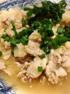 簡単ヘルシー!レンチン豚こまおろしポン酢-レシピのメイン写真