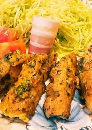 節約料理☆ちくわの青のりチーズピカタ-レシピのメイン写真