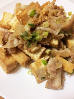 豚バラと厚揚げのおろしポン酢-レシピのメイン写真
