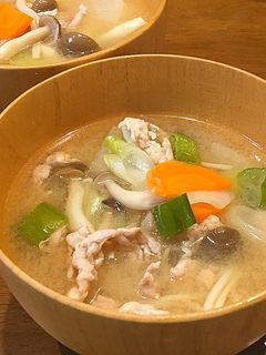 甘酒炒めのぽかぽか豚汁-レシピのメイン写真