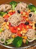 蕎麦好きにはたまらない蕎麦サラダ