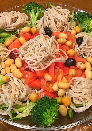 蕎麦好きにはたまらない蕎麦サラダ-レシピのメイン写真
