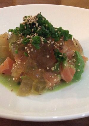 和風サーモンマリネ-レシピのメイン写真