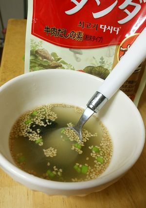 ダシダで超特急！コク旨スープ♪-レシピのメイン写真