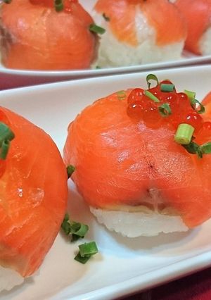 おもてなしに★【サーモンのコロコロ寿司】-レシピのメイン写真