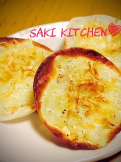 ♡餃子の皮deパリパリ海老せんべい♡-レシピのメイン写真