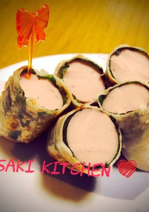 魚肉ソーセージで大葉包み焼き♡-レシピのメイン写真