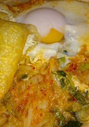 キムチ鍋焼きうどん-レシピのメイン写真