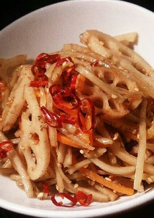 簡単８分♪さくさく根野菜きんぴらさん♪-レシピのメイン写真