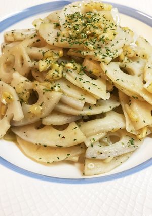 おつまみにも！れんこんペペロンチーノ-レシピのメイン写真
