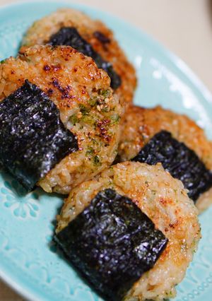 残りご飯活用☆海苔風味のお焼き-レシピのメイン写真