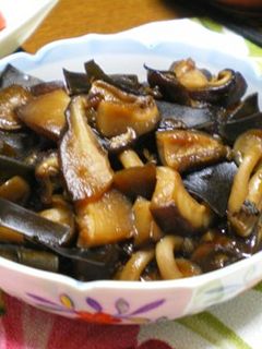 昆布とキノコの佃煮-レシピのメイン写真