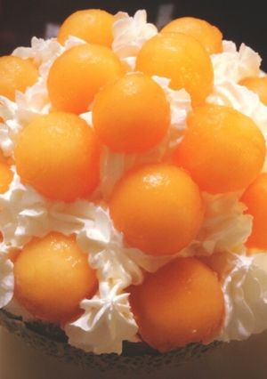 丸ごとメロンケーキ-レシピのメイン写真