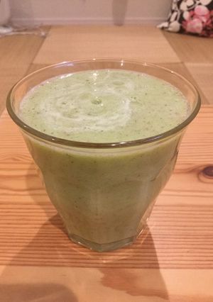 メロンとりんごと大葉のスムージー-レシピのメイン写真