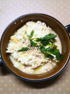 ツナの、炒り卵豆腐-レシピのメイン写真