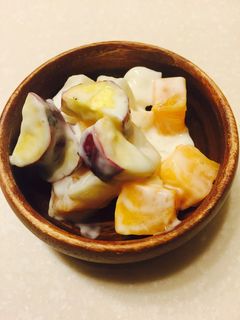 混ぜるだけ簡単★秋の味覚でスイーツサラダ-レシピのメイン写真