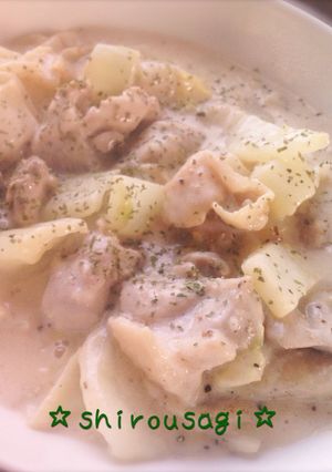 手抜きでほっこり♡鶏と白菜のクリーム煮♡-レシピのメイン写真