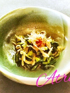 ザクギリ大根の葉のあごだし炒め-レシピのメイン写真