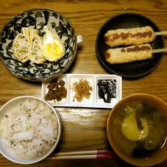 รูปของ 「くばらのあごだしつゆ」でお袋煮♪