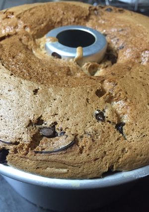 チョコチップココアマーブルシフォンケーキ-レシピのメイン写真