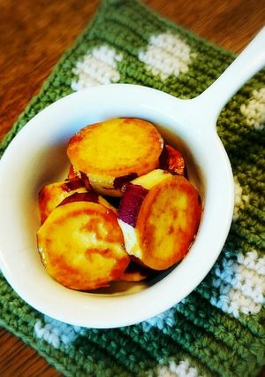 レンジで時短♪カリッほくっ焼きさつま芋☺-レシピのメイン写真