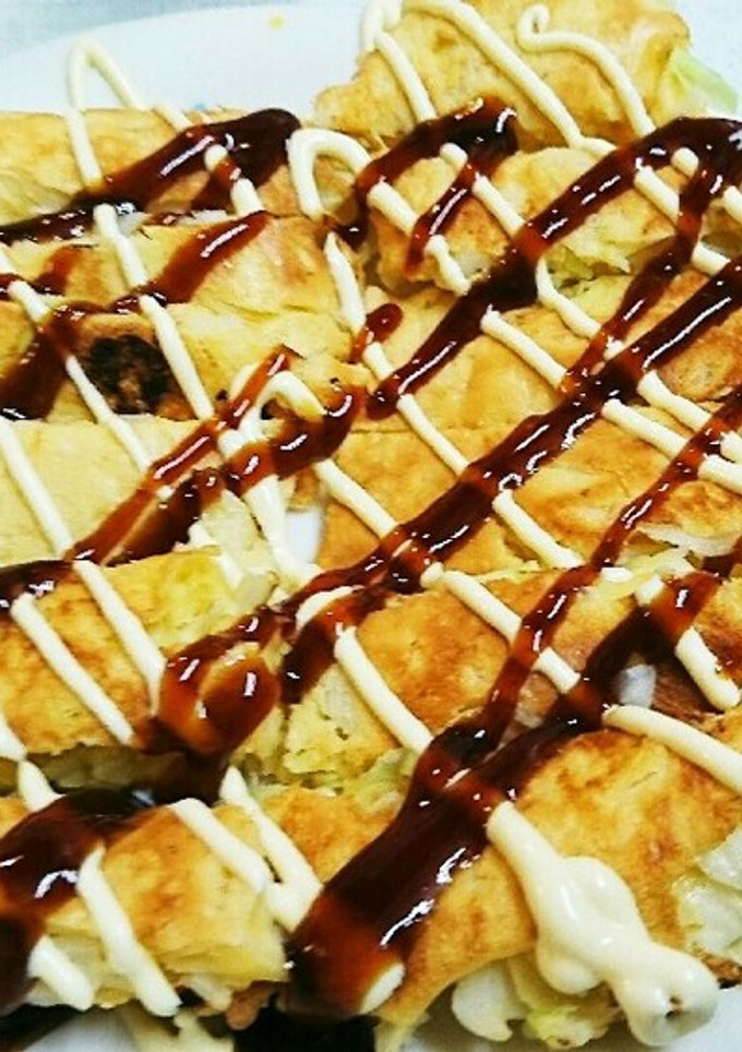 節約レシピ☆キャベツと卵のお焼き☆-レシピのメイン写真