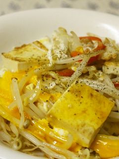 ダシダとアレでコク旨♪肉なし簡単節約炒め-レシピのメイン写真