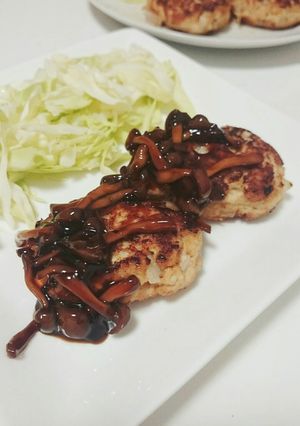 ふわふわ☆ヘルシーな豆腐ハンバーグ-レシピのメイン写真