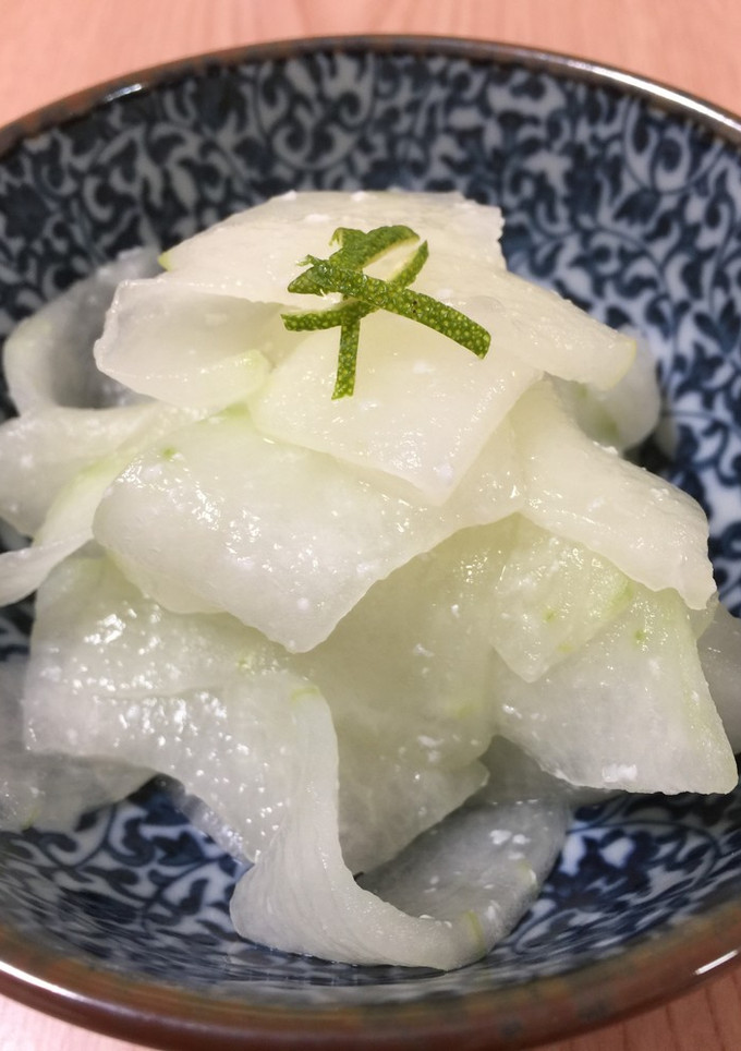 超簡単なのに美味しい 冬瓜の浅漬け-レシピのメイン写真