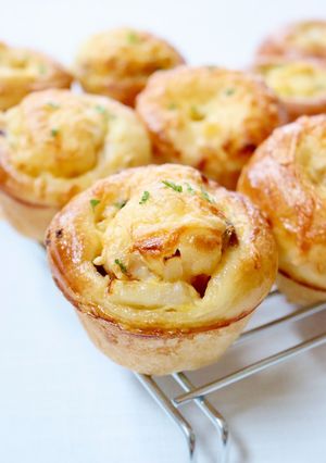 マフィン型で【ベーコンポテトパン】-レシピのメイン写真
