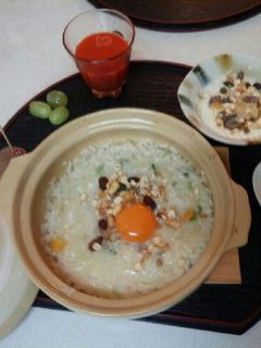 穀物お粥定食(血管ダイエット食957)-レシピのメイン写真