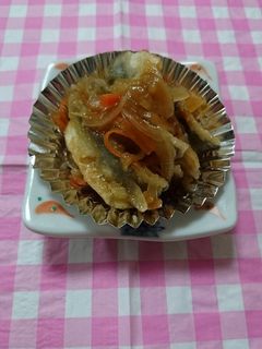 お弁当。小あじ南蛮漬け-レシピのメイン写真