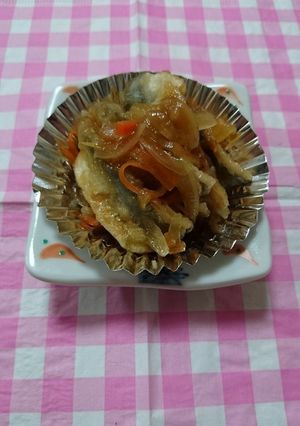 お弁当。小あじ南蛮漬け-レシピのメイン写真