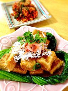 お豆腐より簡単ハートの高野豆腐の揚げ出し-レシピのメイン写真